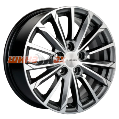 Диск Khomen Wheels KHW1611 (Action) 6,5x16/5x112 ET39,5 D66,6  G-Silver-FP