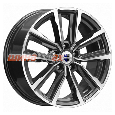 Диск K&K Лацио (КС964) 7,5x17/5x114,3 ET40 D66,1  Алмаз черный