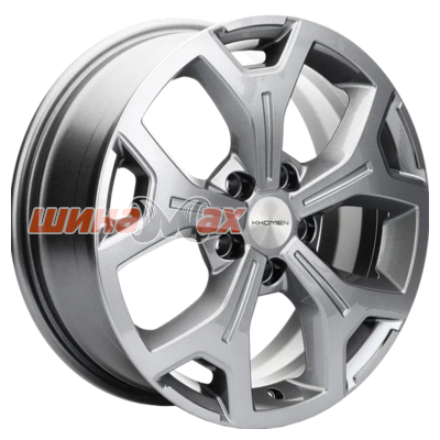 Диск Khomen Wheels KHW1710 (Chery tigo 7pro) 6,5x17/5x108 ET33 D60,1  Gray