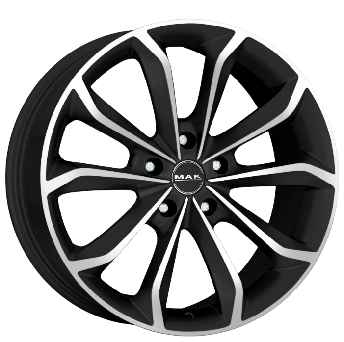Диски MAK Xenon 8x18 5x108 ET45 ЦО72 цвет Ice Black