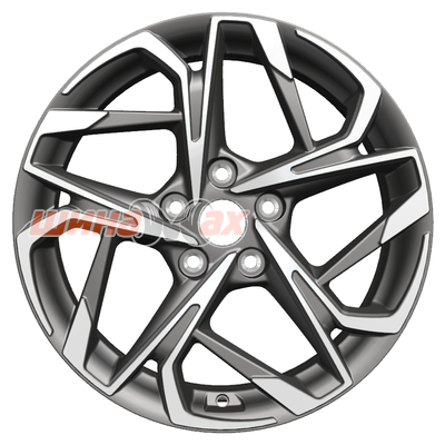 Диск Khomen Wheels KHW1716 (SX-5/Seltos) 7x17/5x114,3 ET50 D67,1  Gray-FP