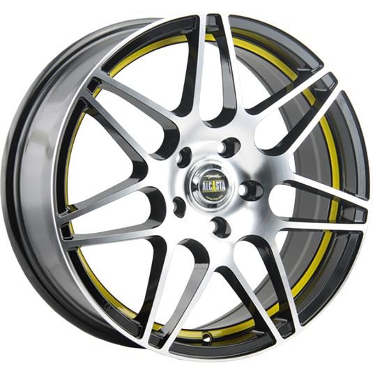 Диски Alcasta M28 8x18 5x120 ET42 ЦО67.1 цвет BKFYSI