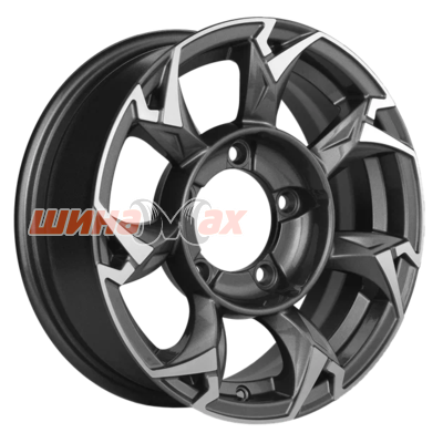 Диск Khomen Wheels KHW1505 (Lada NIVA 4x4) 5,5x15/5x139,7 ET5 D98,5  Gray-FP