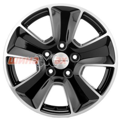 Диск Khomen Wheels KHW1601 (Duster) 6,5x16/5x114,3 ET50 D66,1  Black-FP