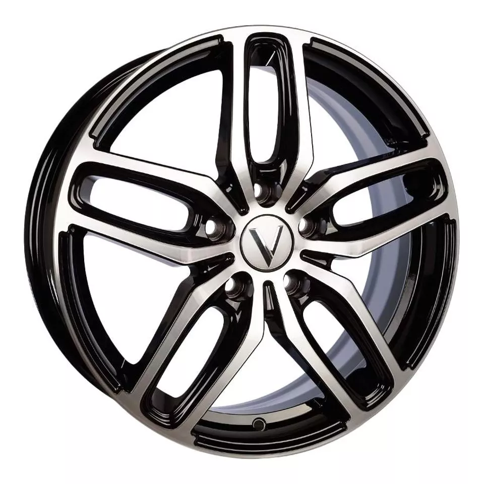 Вектор  В199  6,5\R17 5*100 ET38  d67,1  Алмаз черный  [19900AB]