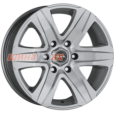 Диск литой MAK Stone 6 8x18/6x139.7 ET35 D106.1 Silver