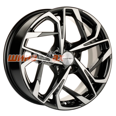 Диск Khomen Wheels KHW1716 (CX-5/i40/X-Trail) 7x17/5x114,3 ET45 D67,1  Black-FP