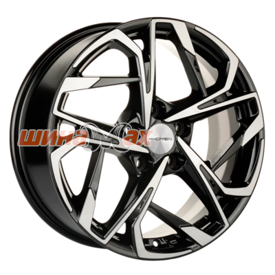 Диск Khomen Wheels KHW1716 (Evolute i-Joy) 7x17/5x110 ET40 D67,1  Black-FP