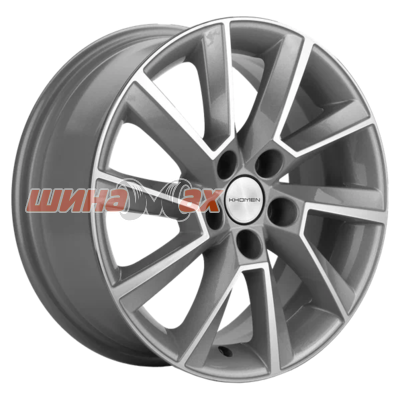 Диск Khomen Wheels KHW1507 (Rapid/Fabia) 6x15/5x100 ET38 D57,1  F-Silver-FP