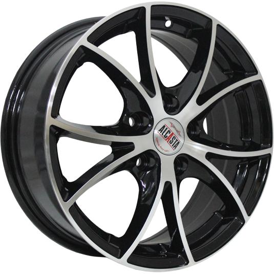 Диски Alcasta M07 6x15 4x100 ET36 ЦО60,1 Цвет BKF