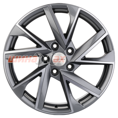 Диск Khomen Wheels KHW1714 (Kodiaq) 7x17/5x112 ET40 D57,1  Gray-FP