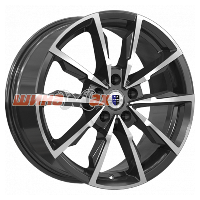 Диск K&K Меренге (КС902) 7,5x17/5x114,3 ET35 D67,1  Алмаз черный