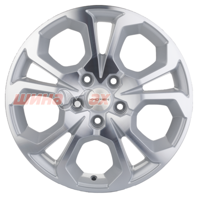 Диск Khomen Wheels KHW1711 (Arkana/Kaptur) 6,5x17/5x114,3 ET50 D66,1  F-Silver-FP