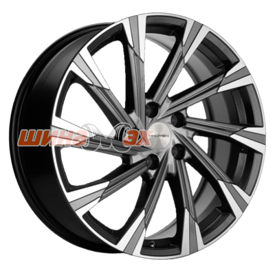 Диск литой Khomen Wheels KHW1901 (Tugella) 7.5x19/5x108 ET46 D63.4 Gray-FP