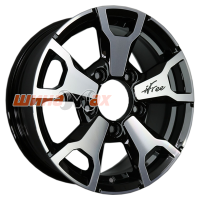 Диск iFree Тайган 6x16/5x139,7 ET40 D98,1  Блэк Джек