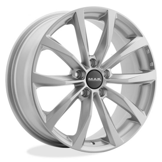 Легкосплавные диски MAK Wolf 7.5x17 5*100 ET48 Dia56.1 Silver
