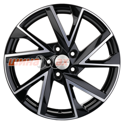 Диск Khomen Wheels KHW1714 (CX-5/Seltos/Optima) 7x17/5x114,3 ET50 D67,1  Black-FP