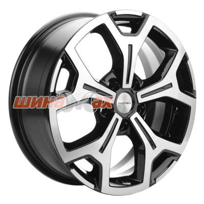 Диск Khomen Wheels KHW1710(2) (VW Transporter) 6,5x17/5x120 ET55 D65,1  Black-FP