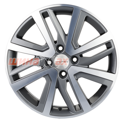 Диск Khomen Wheels KHW1609 (Stepway) 6x16/4x100 ET37 D60,1  Gray-FP