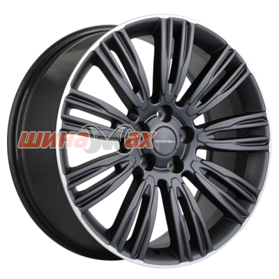 Диск Khomen Wheels KHW2004 (Velar) 8,5x20/5x108 ET45 D63,4  Black matt MR