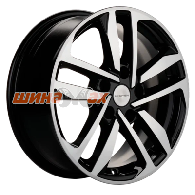 Диск Khomen Wheels KHW1612 (Polo) 6,5x16/5x100 ET39 D57,1  Black-FP