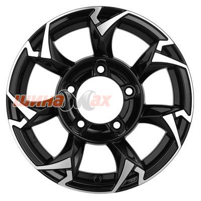 Диск Khomen Wheels KHW1505 (Jimny) 5,5x15/5x139,7 ET5 D108,1  Black-FP