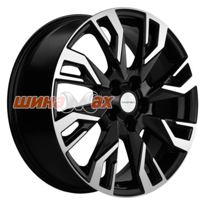 Диск Khomen Wheels KHW1809 (Koleos) 7x18/5x114,3 ET35 D66,1  Black-FP