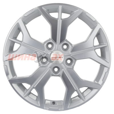 Диск Khomen Wheels KHW1715 (Camry) 7x17/5x114,3 ET45 D60,1  F-Silver-FP