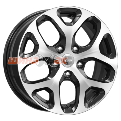 Диск K&K КС869 6,5x16/4x100 ET43 D60,1  Алмаз черный