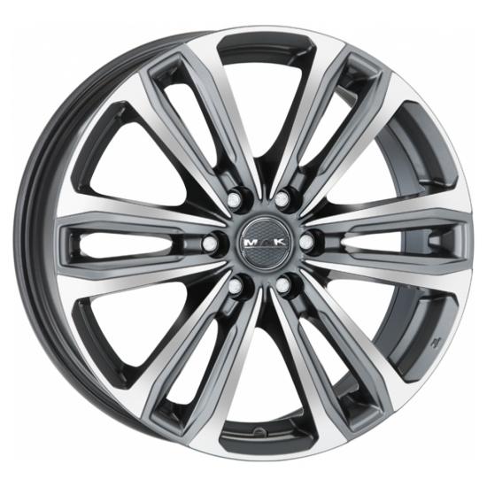 Легкосплавные диски MAK Safari 6 8x18 6*114.3 ET30 Dia66.1 Gunmetal Mirror Face