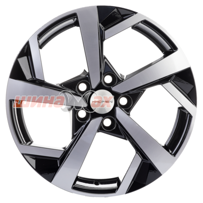 Диск Khomen Wheels KHW1712 (Camry) 7x17/5x114,3 ET45 D60,1  Black-FP