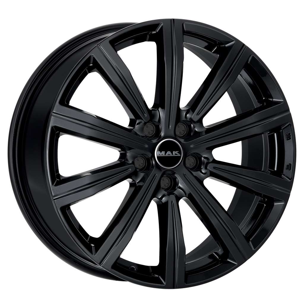 Диски MAK Birmingham 8x19 5x108 ET45 ЦО63.4 цвет Gloss Black