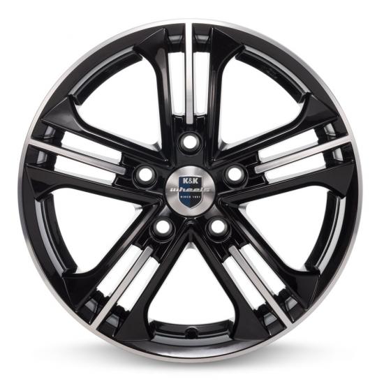 Легкосплавные диски КиК Trinity-оригинал (КС615) 6x15 5*100 ET38 Dia57.1 Алмаз-черный