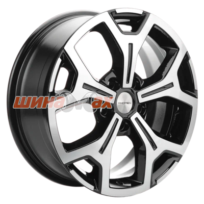 Диск Khomen Wheels KHW1710 (Chery Tiggo/Tiggo 7 Pro) 7x17/5x108 ET33 D60,1  Black-FP