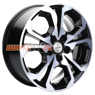 Диск Khomen Wheels KHW1711 (Coolray) 6,5x17/5x114,3 ET45 D54,1  Black-FP
