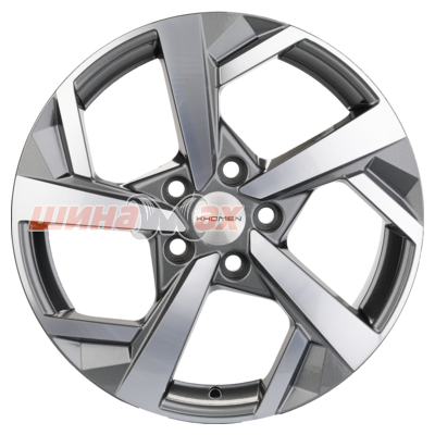 Диск Khomen Wheels KHW1712 (Qashqai) 7x17/5x114,3 ET40 D66,1  Gray-FP