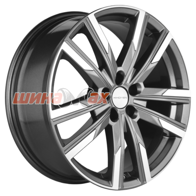 Диск литой Khomen Wheels KHW1905 (FAW Bestune T77) 7.5x19/5x100 ET28 D57.1 Gray-FP