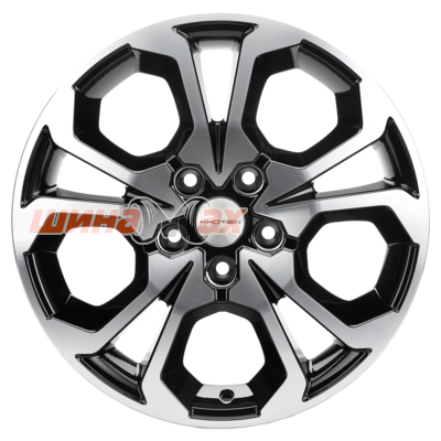 Диск Khomen Wheels KHW1711 (Arkana/Kaptur) 6,5x17/5x114,3 ET50 D66,1  Black-FP