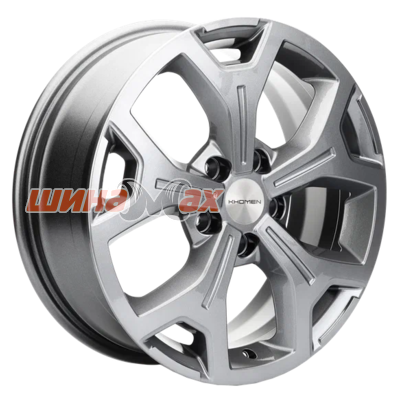 Диск Khomen Wheels KHW1710 (Chery Tiggo/Tiggo 7 Pro) 7x17/5x108 ET33 D60,1  Gray