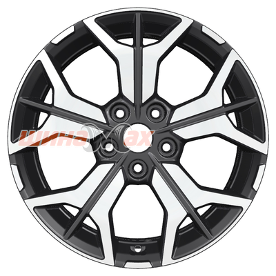 Диск Khomen Wheels KHW1715 (RAV4) 7x17/5x114,3 ET39 D60,1  Black-FP