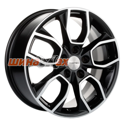Диск Khomen Wheels KHW1713 (Geely Atlas Pro) 7x17/5x114,3 ET45 D60,1  Black-FP