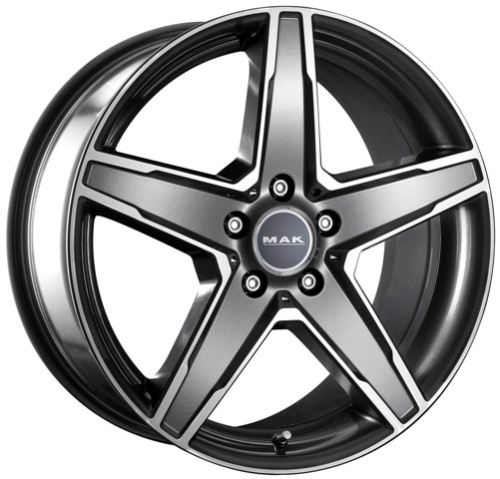 Диски MAK Stern 9x18 5x112 ET50 ЦО66.6 цвет Gun Metallic-Mirror Face