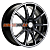 Диск Khomen Wheels KHW1707 (Lada Vesta Cross) 6,5x17/4x100 ET43 D60,1  Black-FP