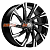 Диск литой Khomen Wheels KHW1901 (Tugella) 7.5x19/5x108 ET46 D63.4 Black-FP