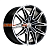 Диск Khomen Wheels KHW1904 (3/4/5/6 series) 8,5x19/5x112 ET30 D66,6  Black-FP