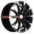 Диск Khomen Wheels KHW1808 (Murano) 7,5x18/5x114,3 ET50 D66,1  Black-FP