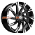 Диск Khomen Wheels KHW1901 (Chery Tiggo 7 Pro) 7,5x19/5x108 ET33 D60,1  Black-FP