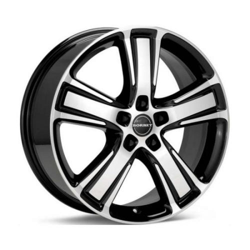 Легкосплавные диски Borbet MA 8x18 5*112 ET50 Dia72.5 Black Polished