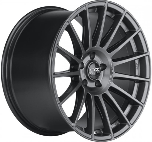 Диски OZ Racing SuperTurismo DAKAR 10x20 5x120 ET40 ЦО79 цвет MATT GRAPHITE SILVER LETTERING