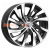 Диск K&K КС882 6x15/4x100 ET37 D60,1  Алмаз черный